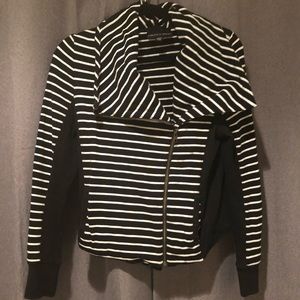 Harlowe and Graham striped jacket